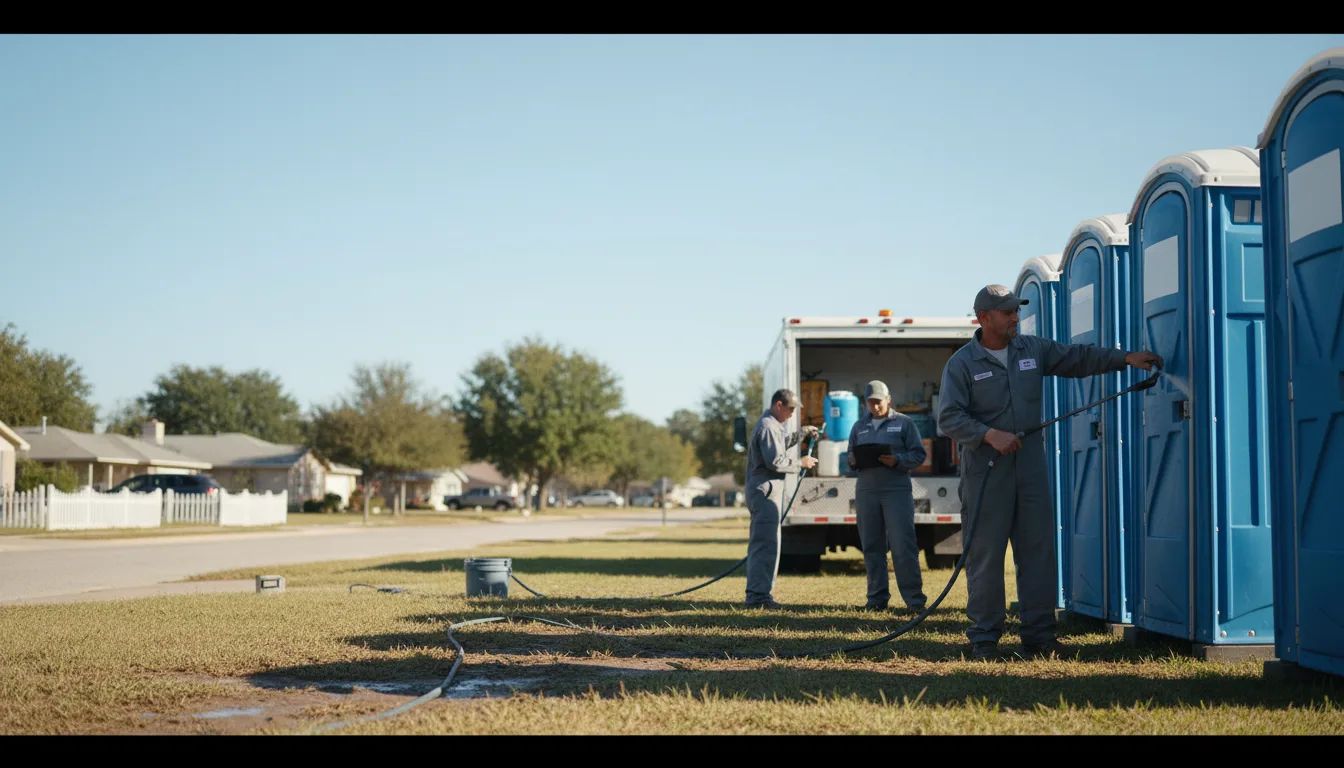 Long-Term Portable Toilet Rental in Reyno, AR near me